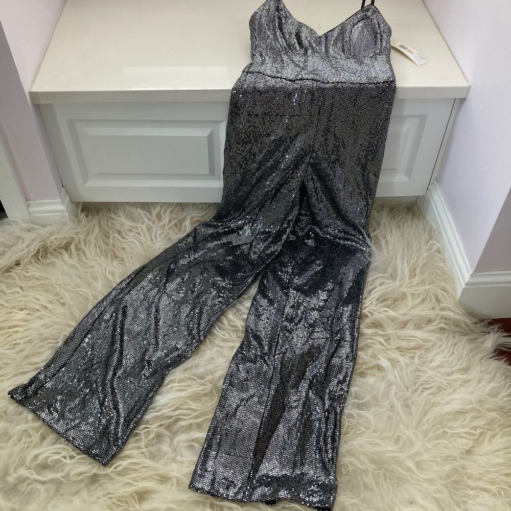 ELIZA J Embellished Wide Leg Jumpsuit - Picture 5 of 13